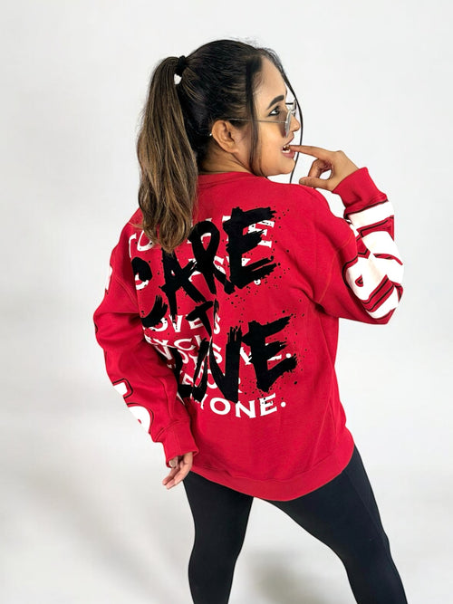 Red Graffiti Sweatshirt