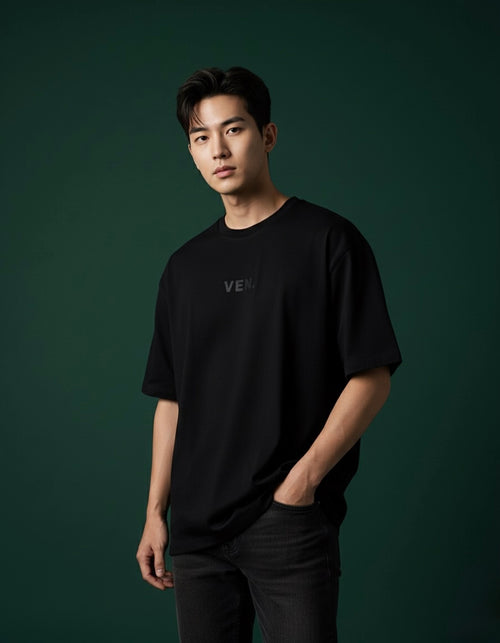 VEN. Jet Black T-shirt
