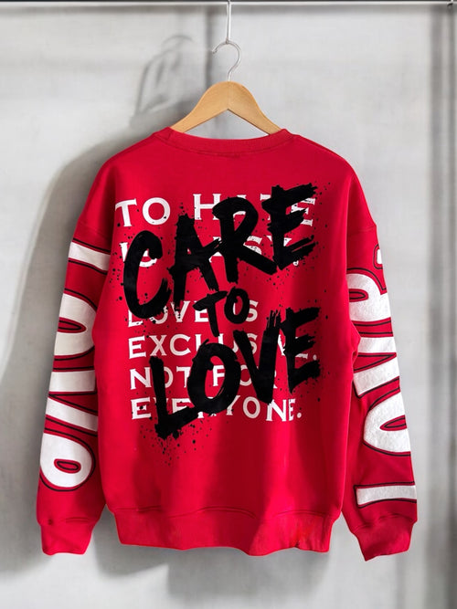 Red Graffiti Sweatshirt