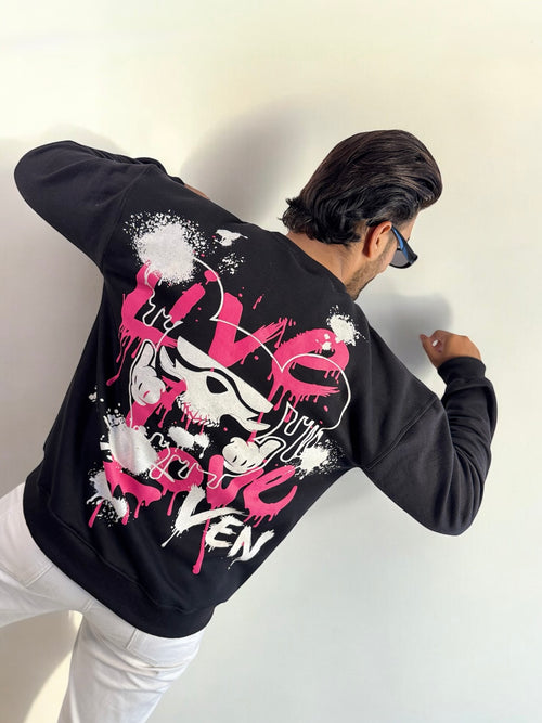 Black Graffiti Sweatshirt