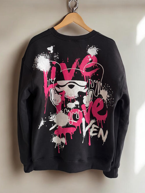 Black Graffiti Sweatshirt
