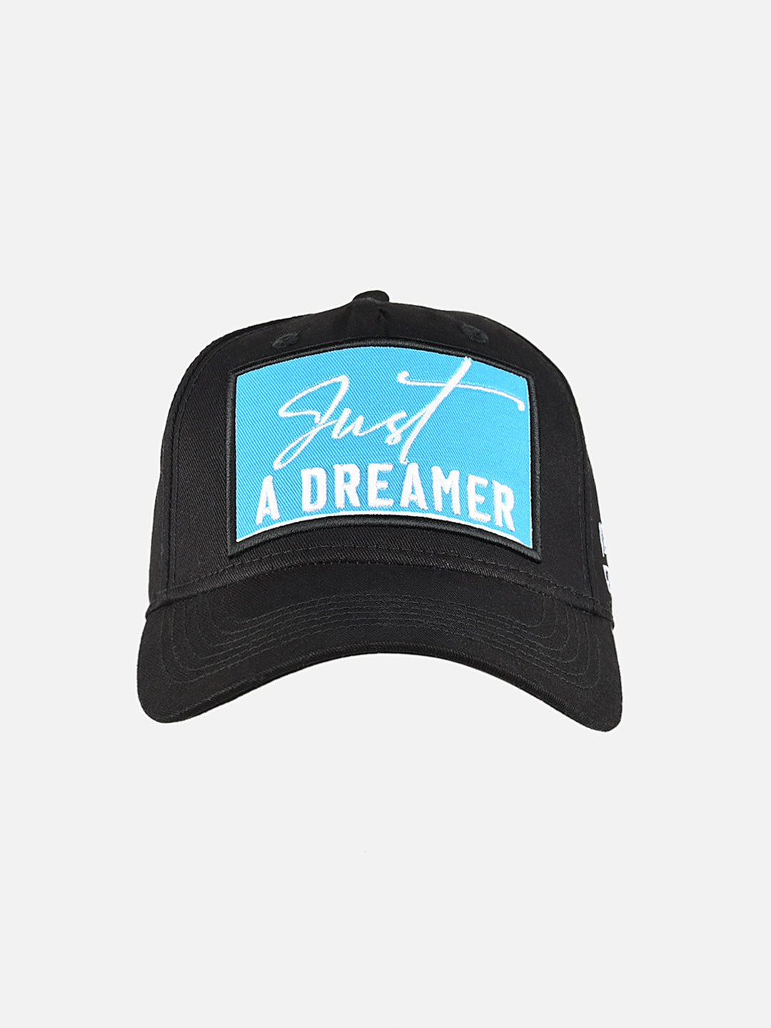 Blue Patchwork Baseball Hat