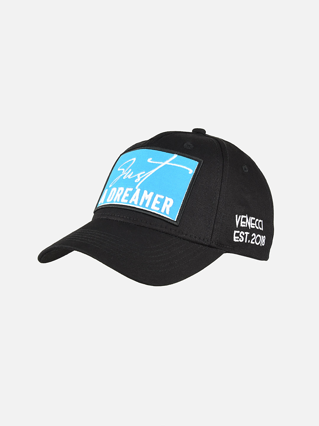 Blue Patchwork Baseball Hat