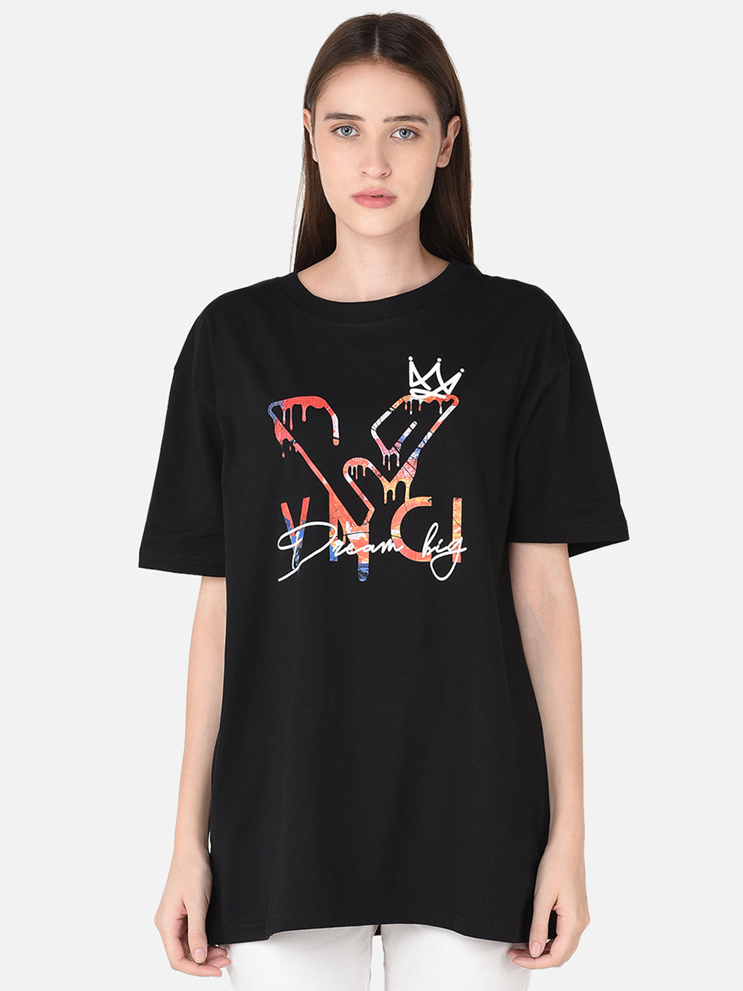 Textured logo T-shirt