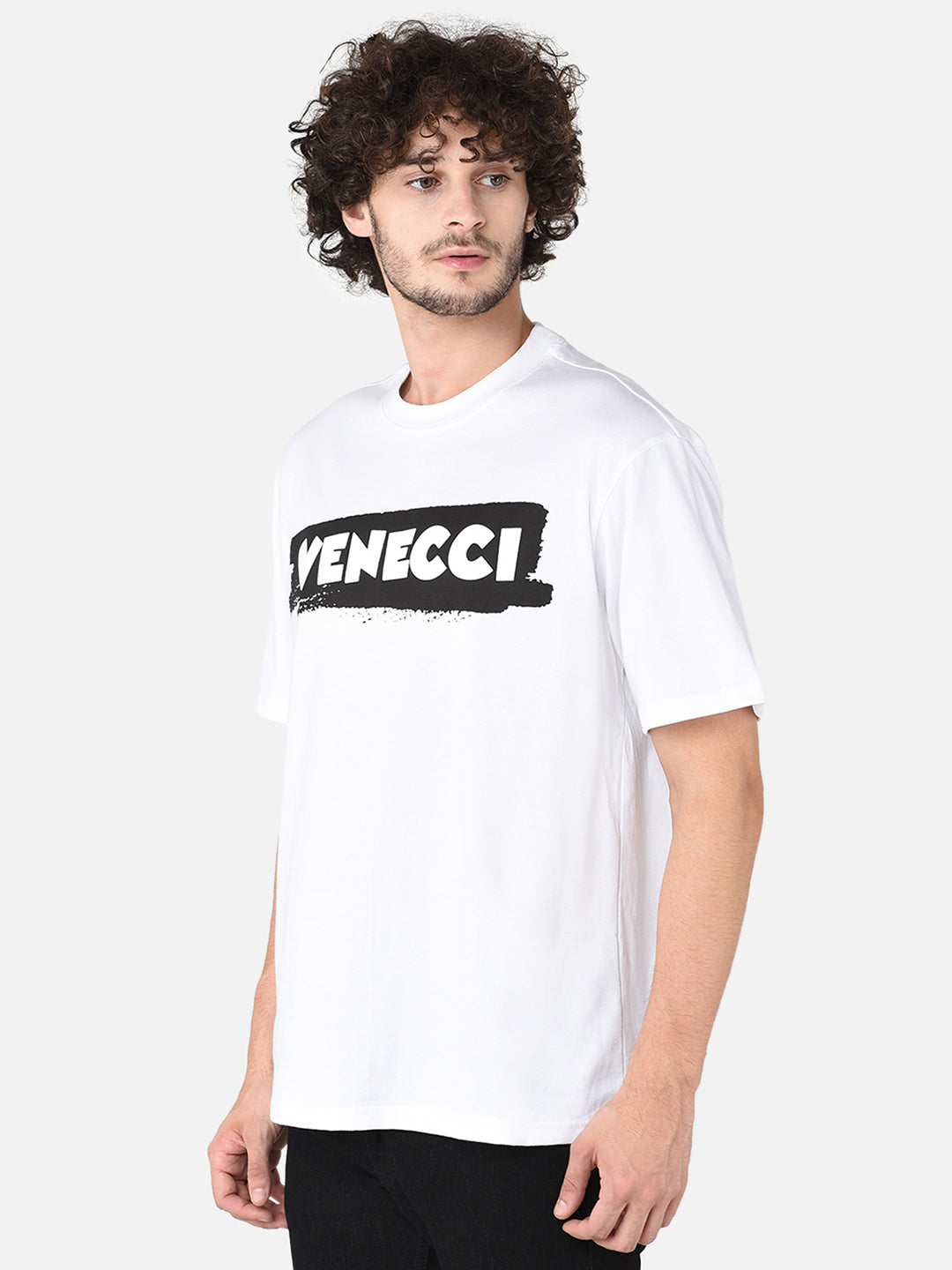 Brush Effect Branding T-shirt