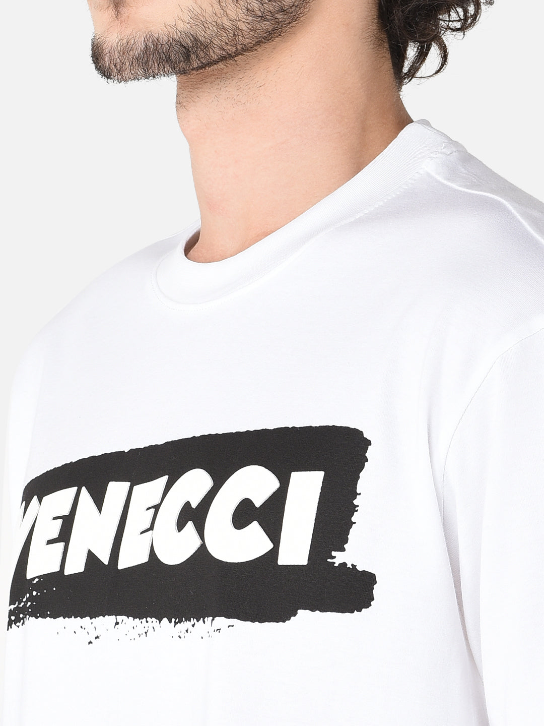 Brush Effect Branding T-shirt