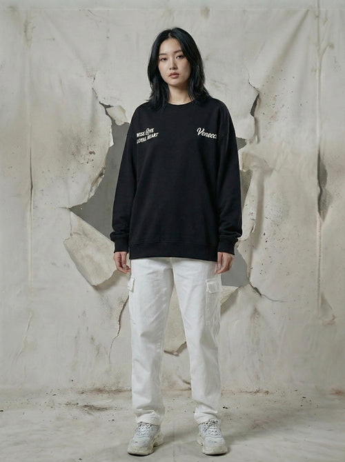 Black owl sweatshirt