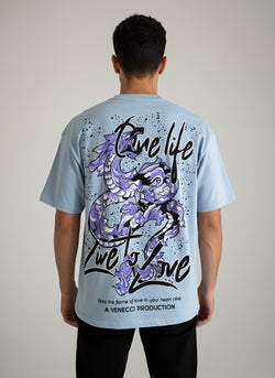 Ice Blue Dragon T-Shirt