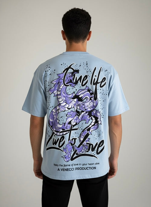 Ice Blue Dragon T-Shirt