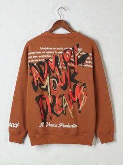 Tan admire sweatshirt