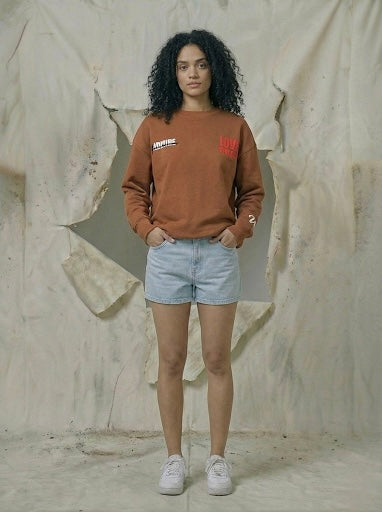 Tan admire sweatshirt