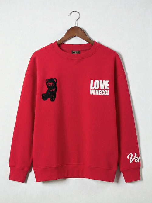 Red Teddy Sweatshirt