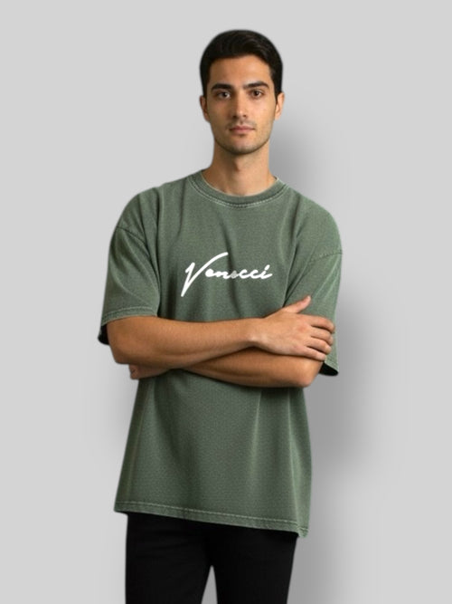 Stone green love t-shirt