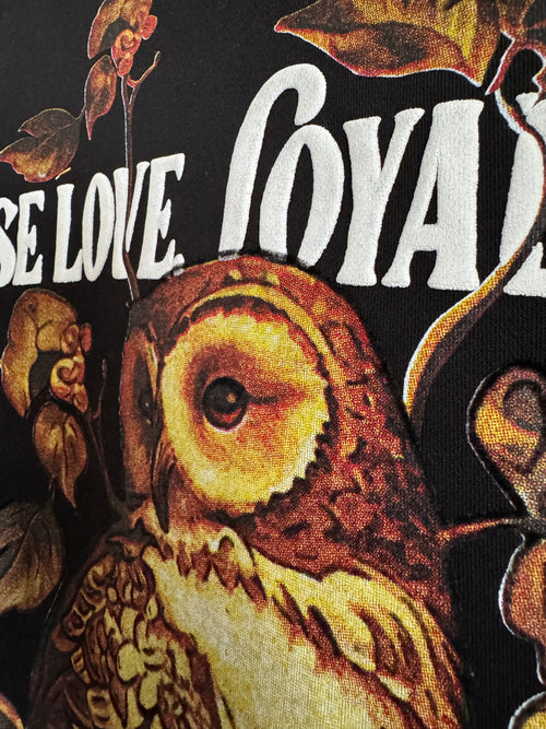 Black owl sweatshirt