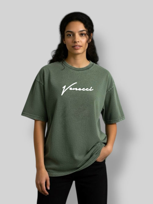 Stone green love t-shirt