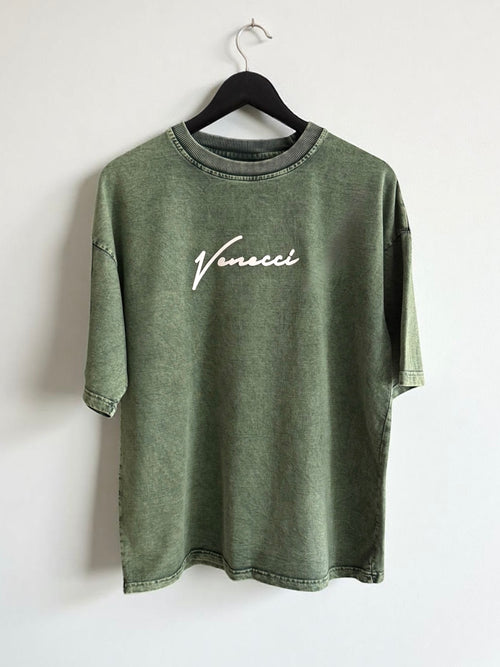 Stone green love t-shirt