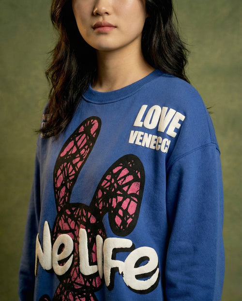 Blue Teddy Sweatshirt