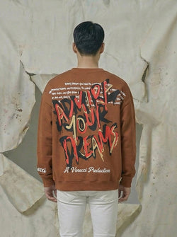 Tan admire sweatshirt