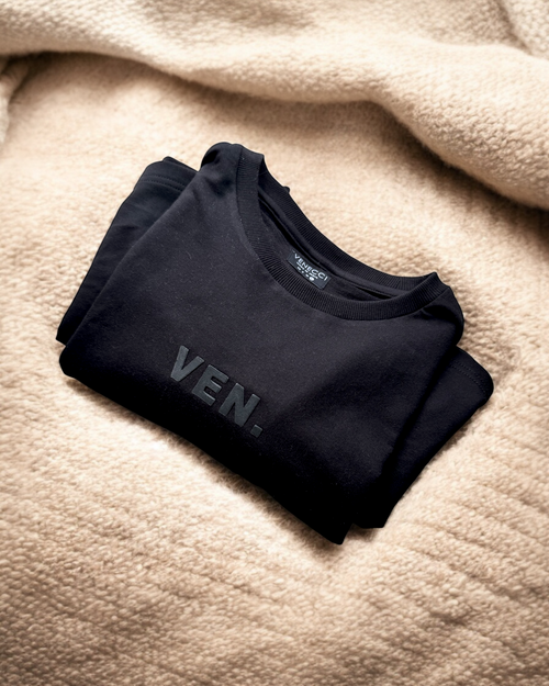 VEN. Jet Black T-shirt