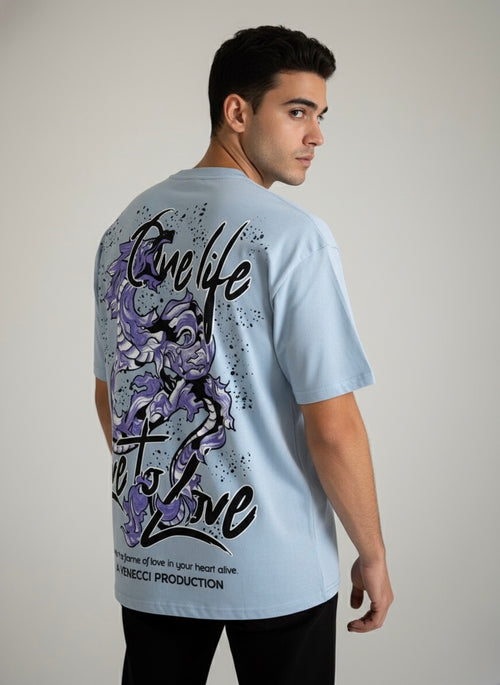 Ice Blue Dragon T-Shirt