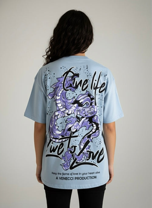 Ice Blue Dragon T-Shirt