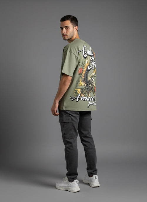 Sage Green Owl T-Shirt