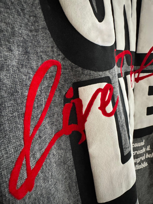 Acid grey life t-shirt
