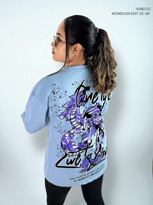 Ice Blue Dragon T-Shirt