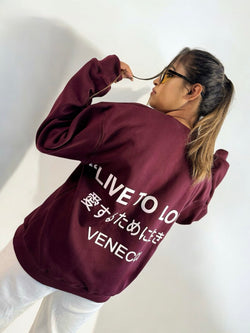 Wine Crew Neck Sweatshirt