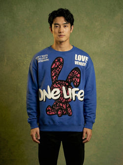 Blue Teddy Sweatshirt