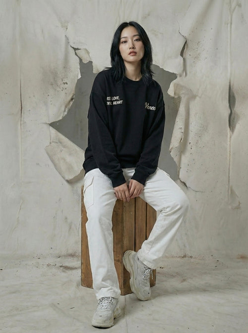 Black owl sweatshirt