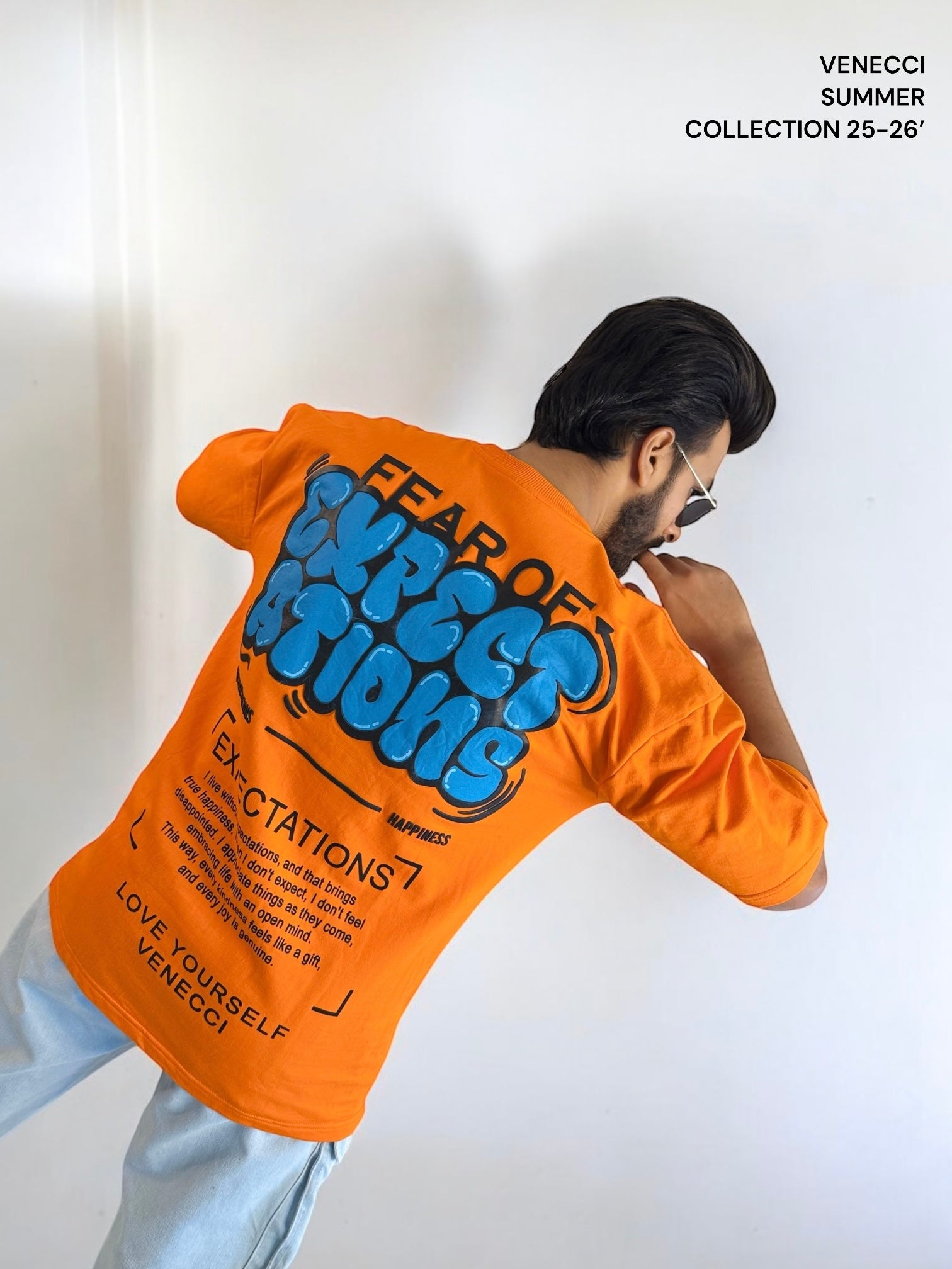 Orange Expectation T-shirt – VENECCI