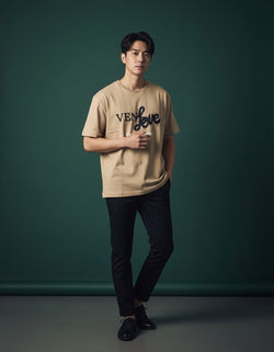 R&T beige t-shirt