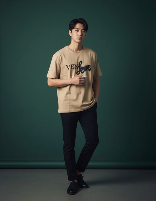 R&T beige t-shirt
