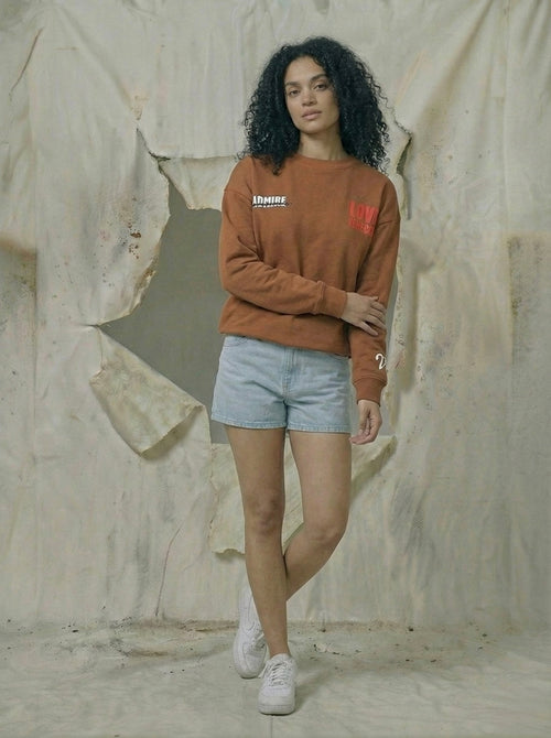 Tan admire sweatshirt