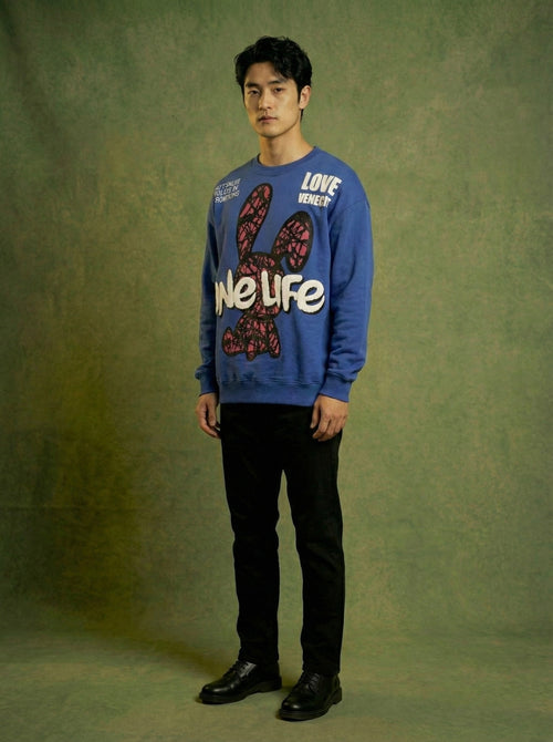 Blue Teddy Sweatshirt