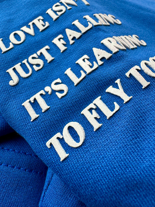 Blue Live to love T-shirt