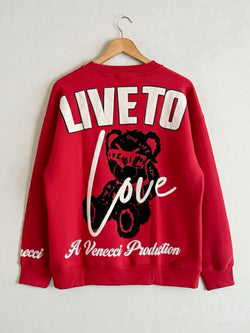 Red Teddy Sweatshirt