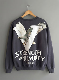 Grey Humility Sweatshirt