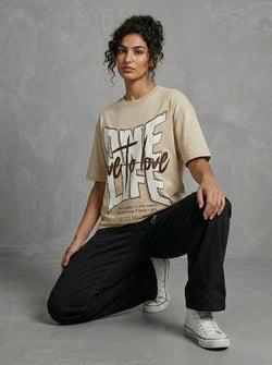 Taupe One Life T-Shirt