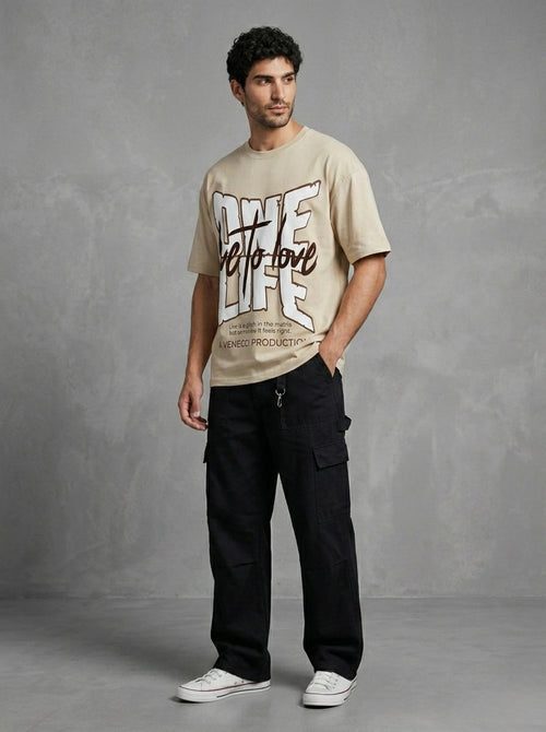 Taupe One Life T-Shirt