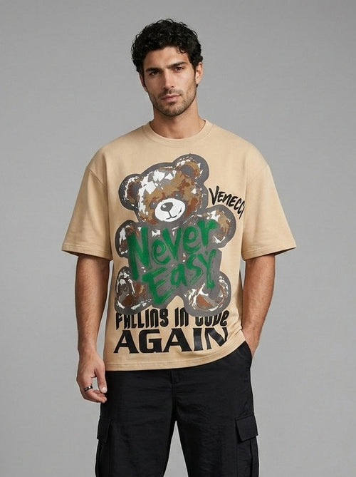 Beige Teddy T-shirt