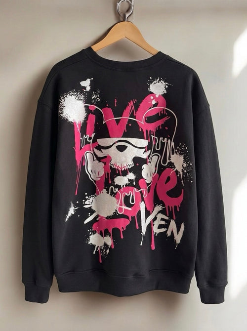 Black Graffiti Sweatshirt