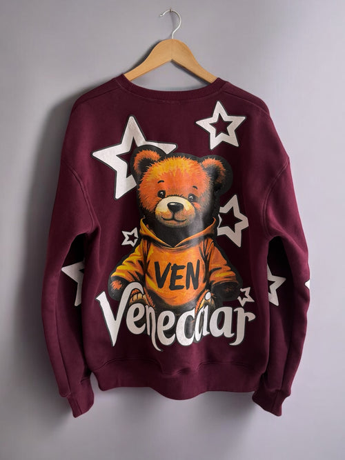 Wine Teddy Sweatshirt