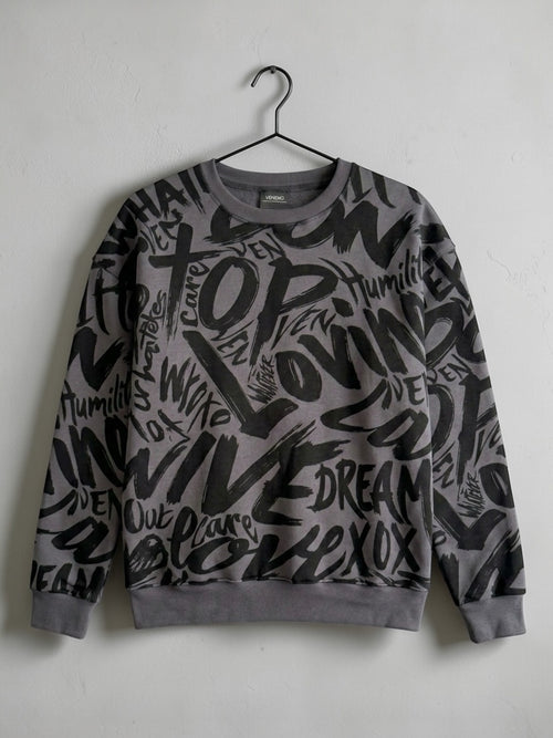 Grey Graffiti Sweatshirt