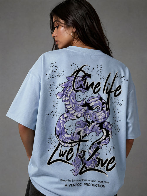 Ice Blue Dragon T-Shirt