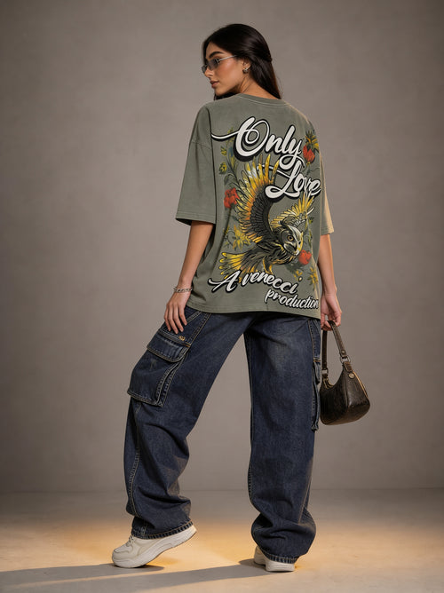Sage Green Owl T-Shirt