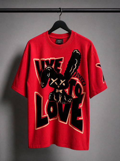 Red Live To Love T-shirt