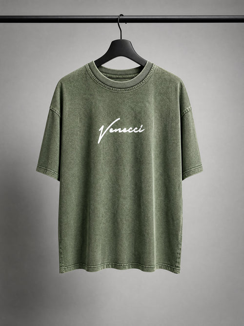 Stone green love t-shirt