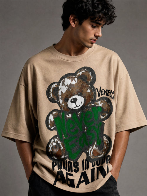 Beige Teddy T-shirt